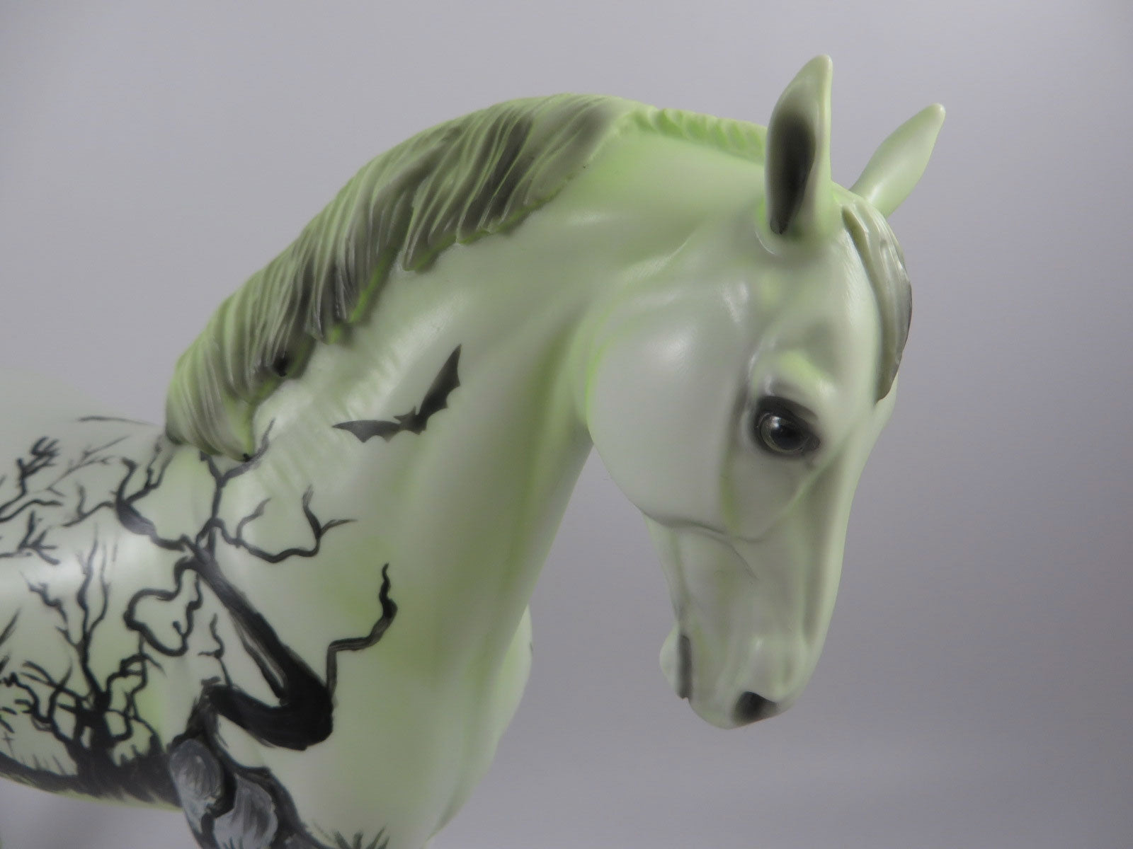 AMBROGIO-OOAK GREEN W/DRACULA ANDALUSIAN DECORATOR BY DAWN QUICK MM19