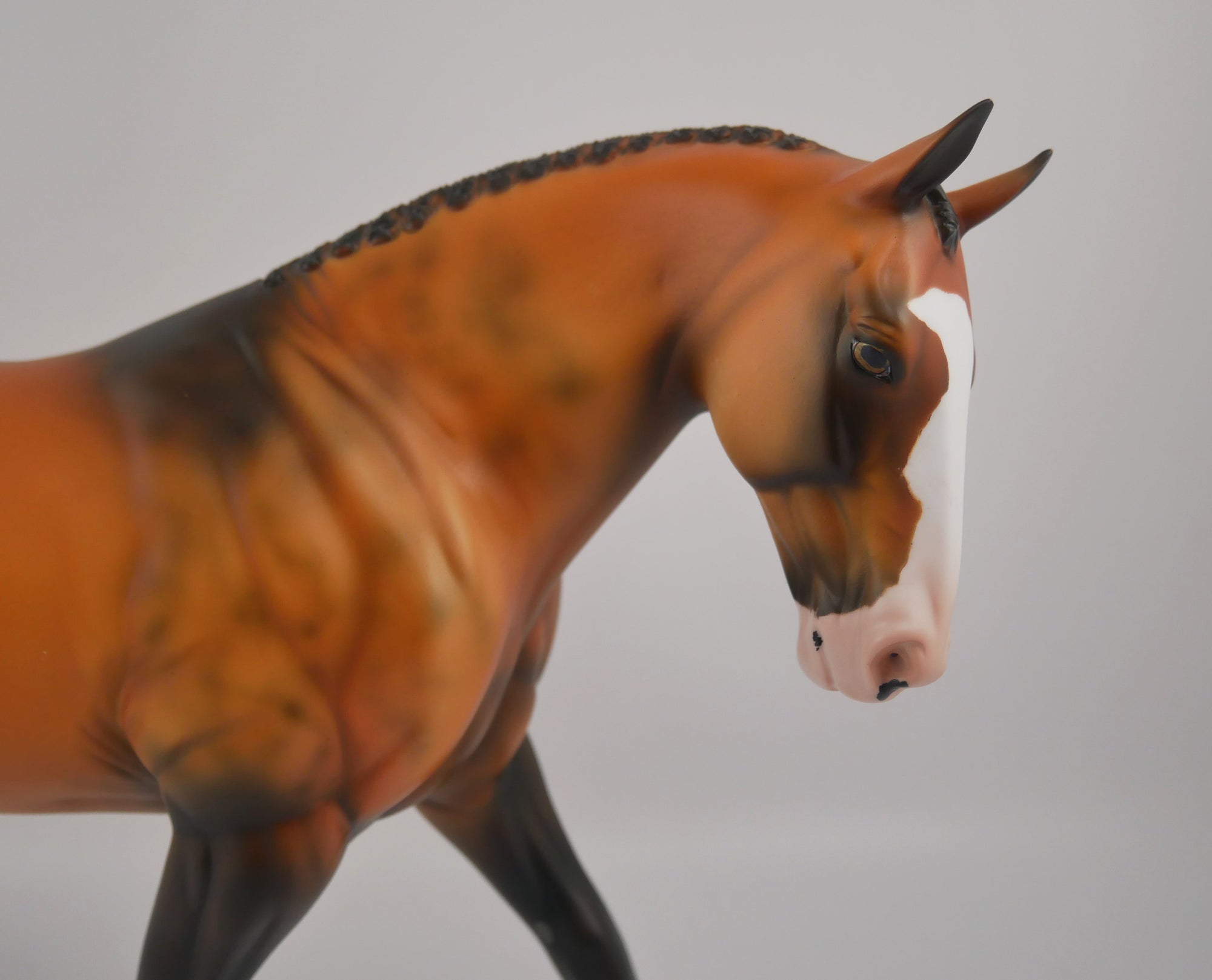 Amedeo-OOAK Buckskin Irish Draft By Dawn Quick