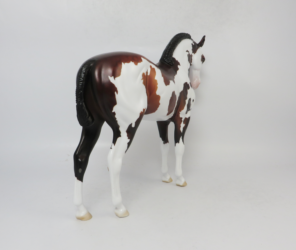 KISS ME AGAIN-OOAK- DAPPLE BAY PINTO CUSTOM ANDALUSIAN BY DAWN QUICK - SB19