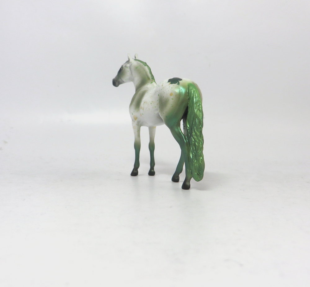 PRESS YOUR LUCK   -- OOAK ANDY CHIP ST. PATRICKS DAY DECORATOR BY MISSY FOX 2-25-19