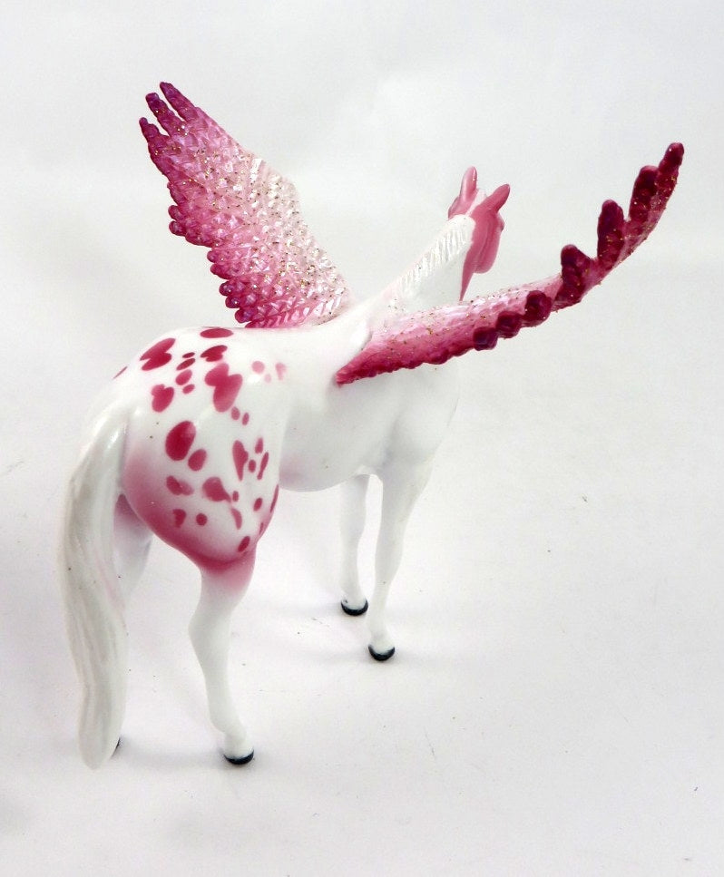 ROMEO-LE-5 BERRY PINK STOCK HORSE CHIP WITH ANGEL WINGS-ANGEL WEEK 1/6/20