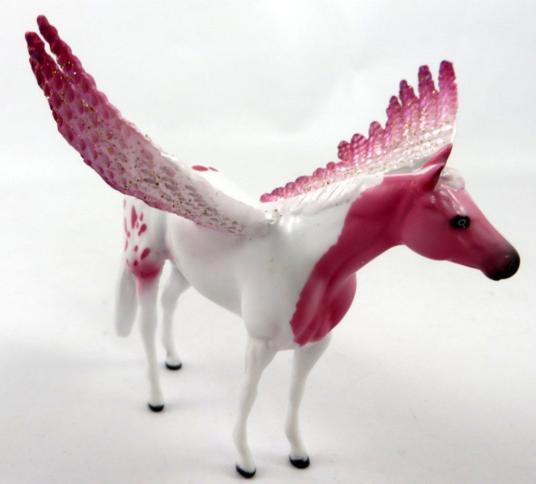 ROMEO-LE-5 BERRY PINK STOCK HORSE CHIP WITH ANGEL WINGS-ANGEL WEEK 1/6/20