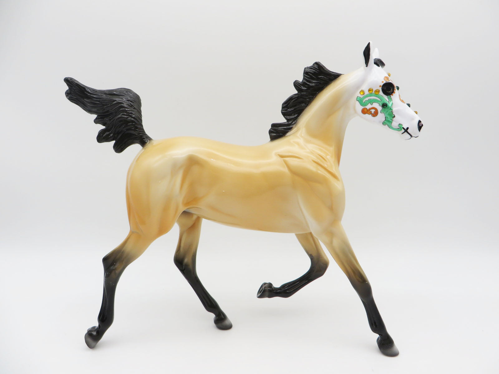 Angelito  - OOAK Sugar Skull Yearling Horse By Dawn Quick