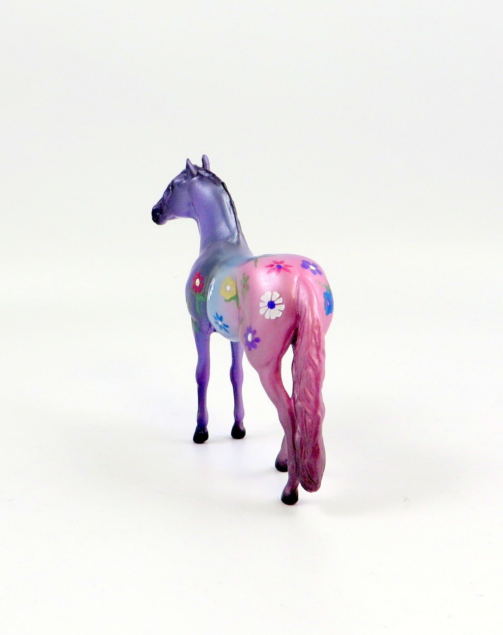 ANGELONIA-OOAK FLOWER DECORATOR ANDALUSIAN CHIP MODEL HORSE EQ 19