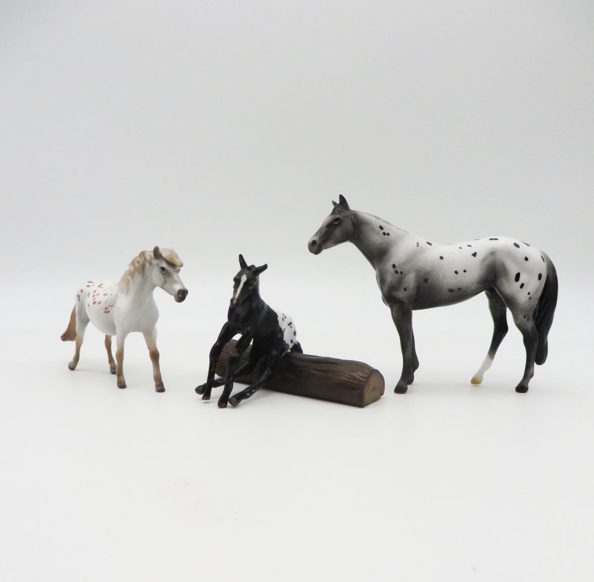Appy Campers -OOAK Decorator Stock Horse Chip, Pony Chip and Foal Chip Camping Scene  By Ellen Robbins &amp; Jess Hamill LHS 22 Best Offer 9/30/22