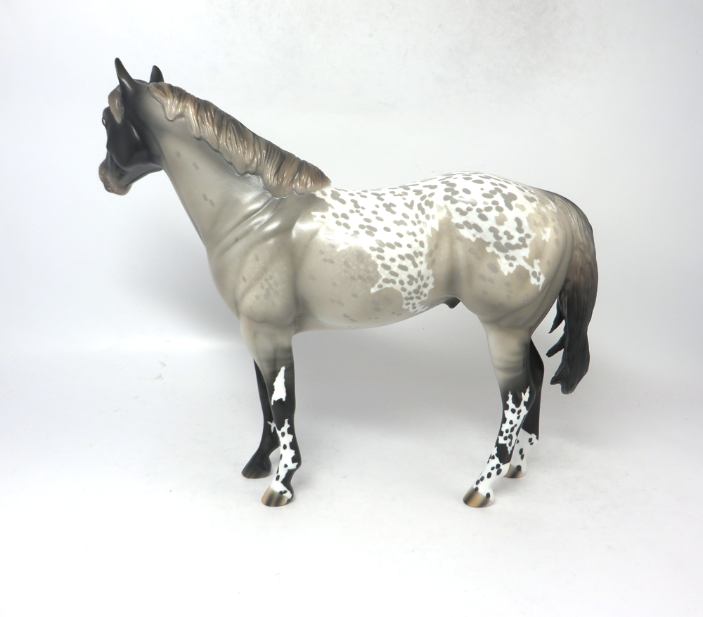 GENE WILDER-OOAK GRULLA  APPALOOSA ISH CUSTOM BY AUDREY DIXON MW19