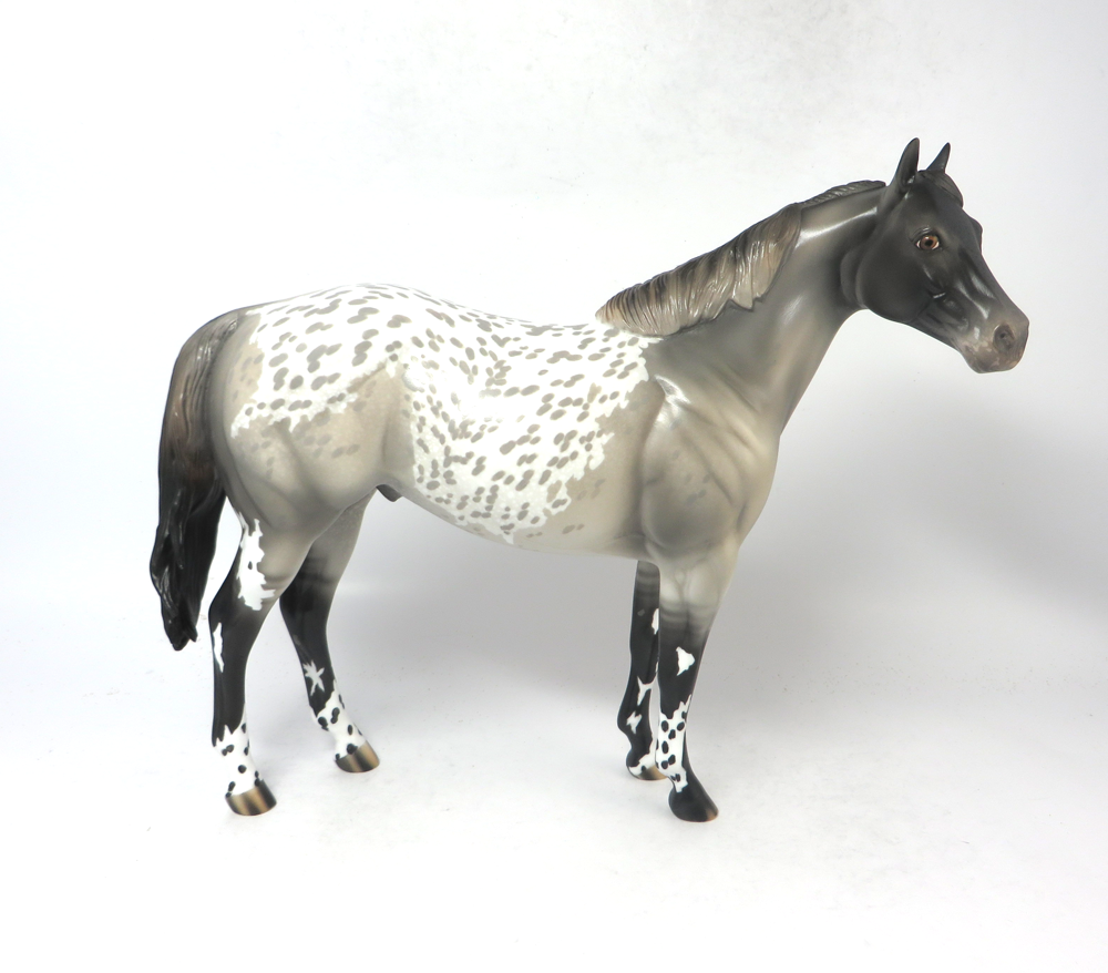 GENE WILDER-OOAK GRULLA  APPALOOSA ISH CUSTOM BY AUDREY DIXON MW19