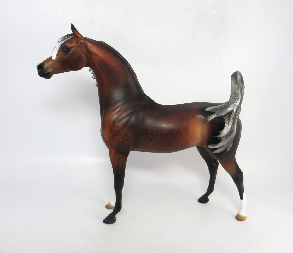 PUNT- OOAK DAPPLED SLIVER BAY ARABIAN BY AUDREY DIXON SB19