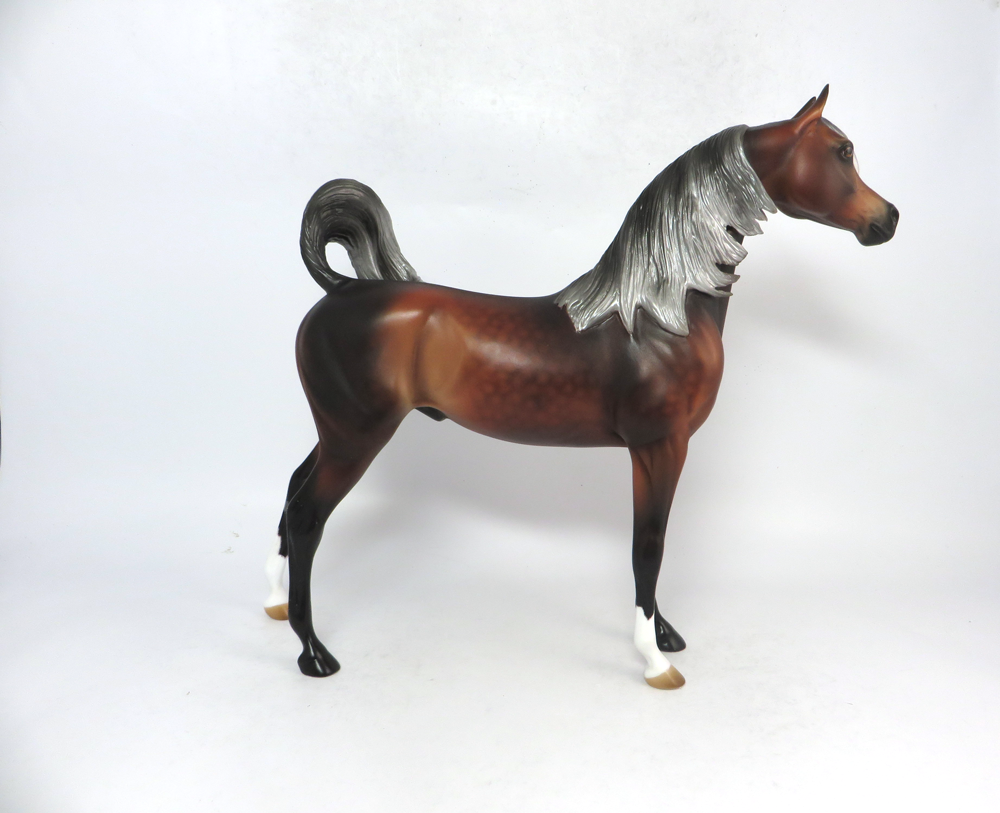 PUNT- OOAK DAPPLED SLIVER BAY ARABIAN BY AUDREY DIXON SB19