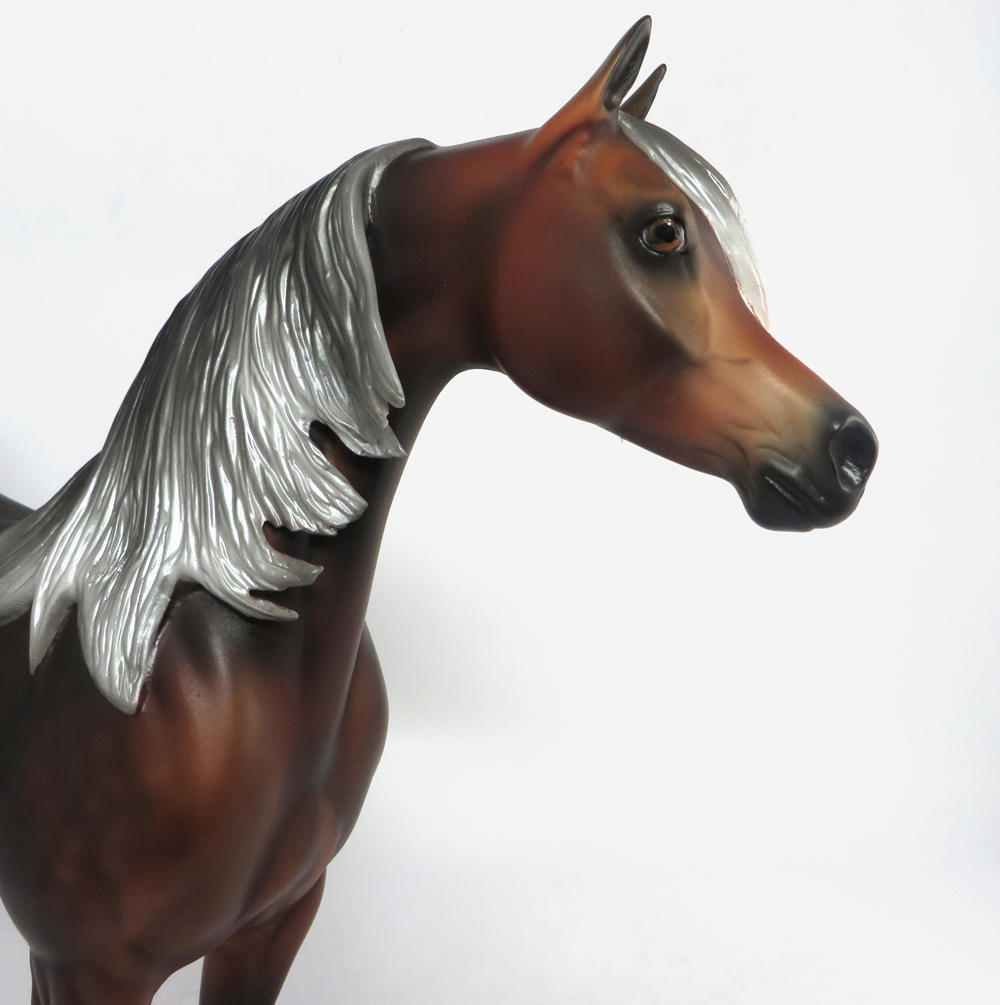 PUNT- OOAK DAPPLED SLIVER BAY ARABIAN BY AUDREY DIXON SB19