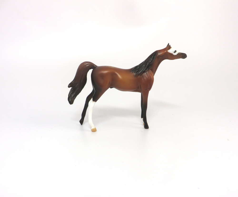 THE FRENCHMEN - OOAK MARDI GRAS DECORATOR ARABIAN CHIP MODEL HORSE BY AMANDA HOSTETLER 3-5-19