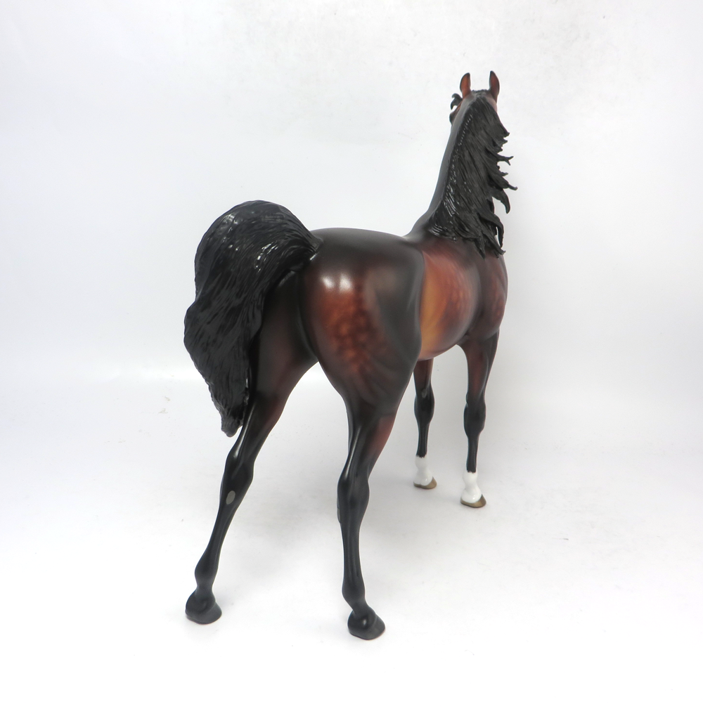 FIREWORKS- OOAK DAPPLED BAY ARABIAN BY SHERYL LEISURE 2-20-19