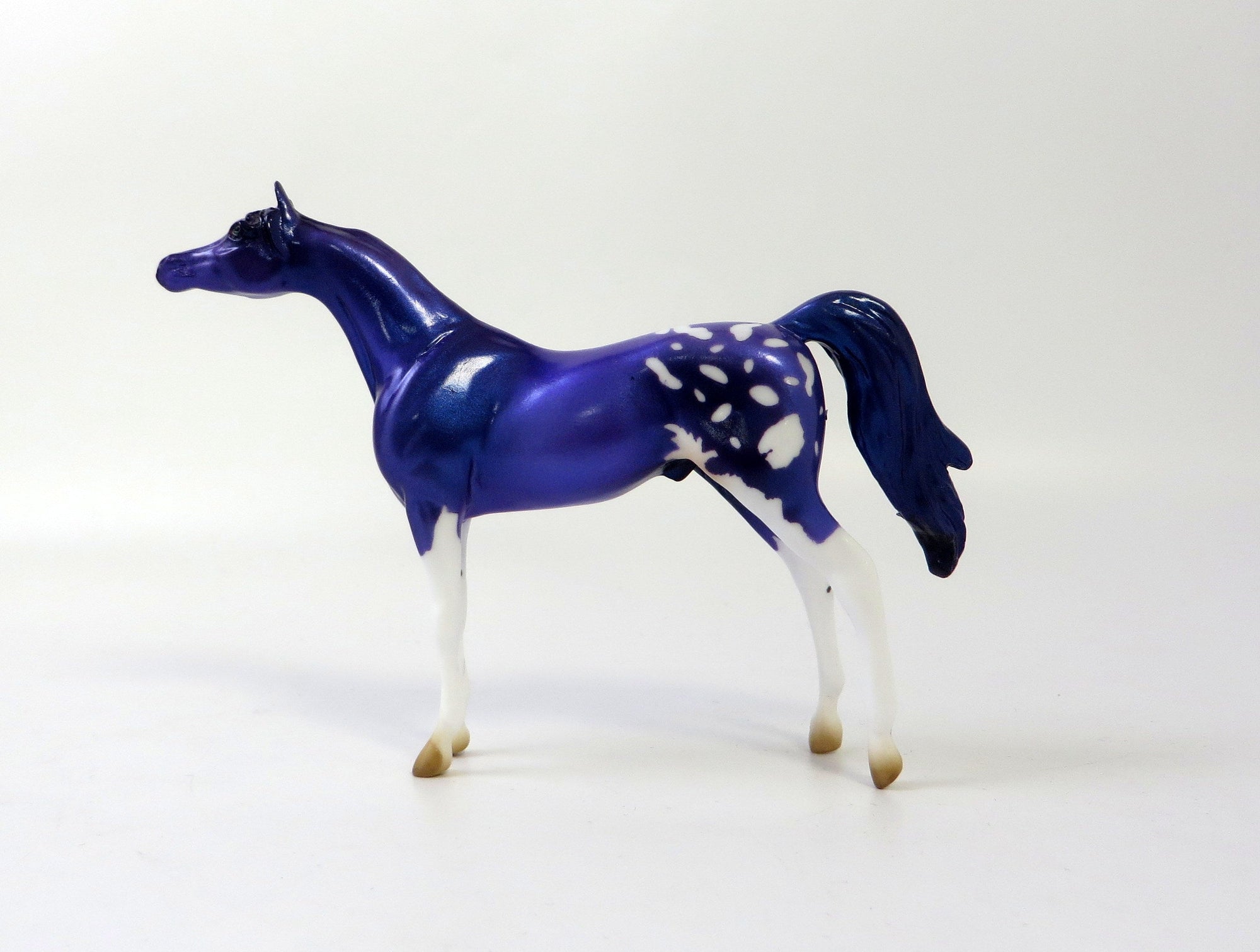ARABIAN AMETHYST CHIP APPALOOSA MODEL HORSE EQ19