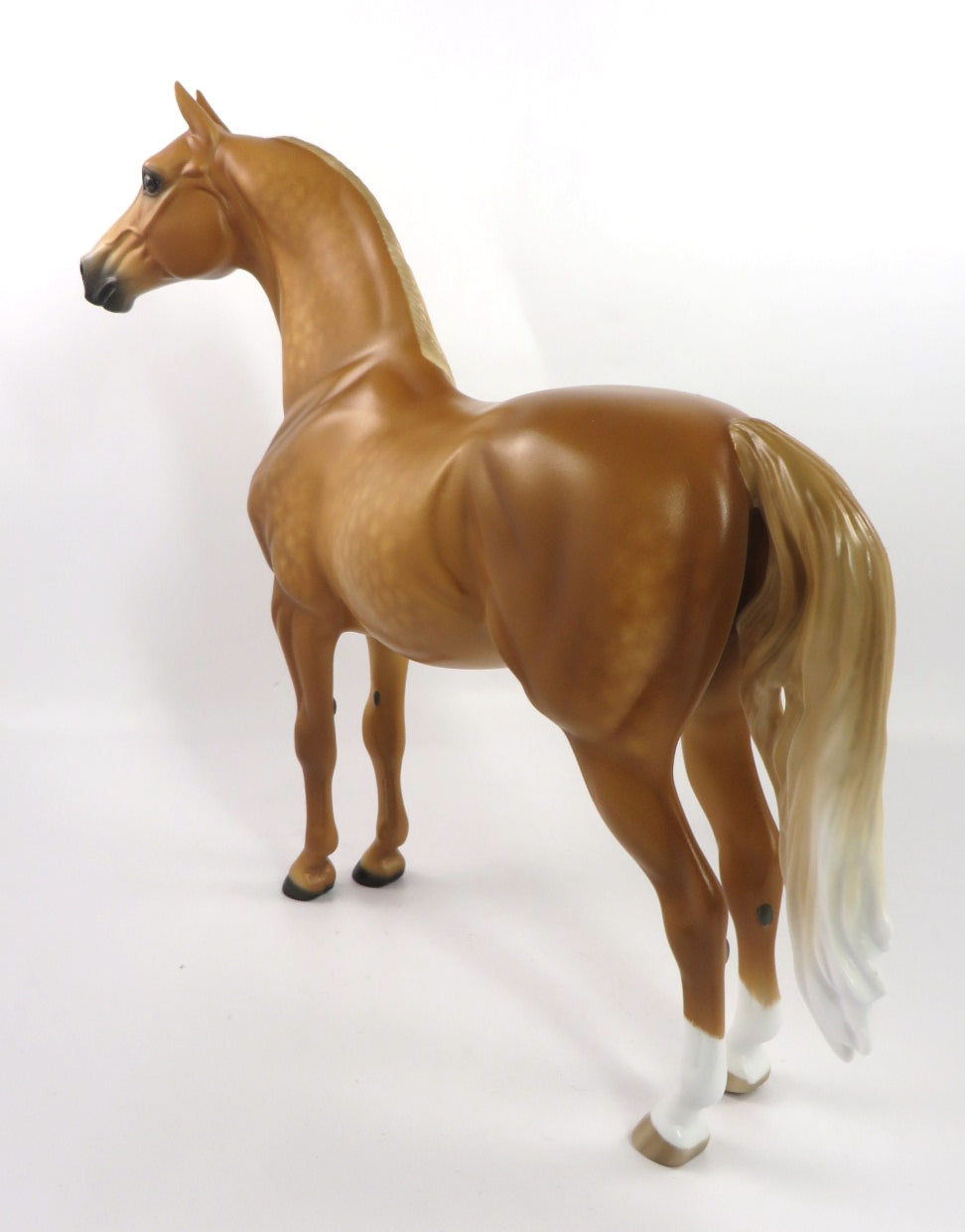 ARISTOCRATIC-OOAK DAPPLE CHESTNUT MORGAN MODEL HORSE 1/3/20