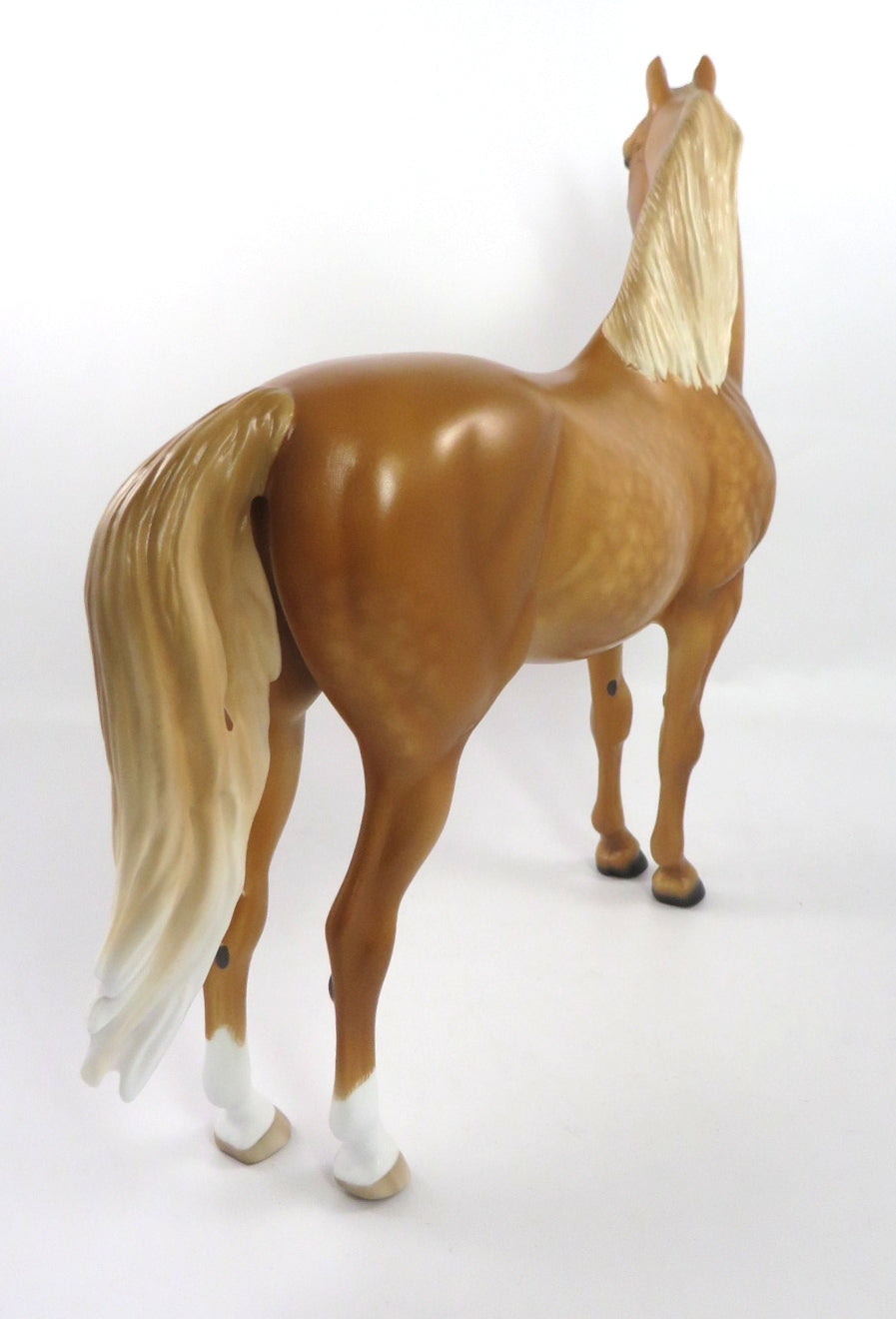 ARISTOCRATIC-OOAK DAPPLE CHESTNUT MORGAN MODEL HORSE 1/3/20