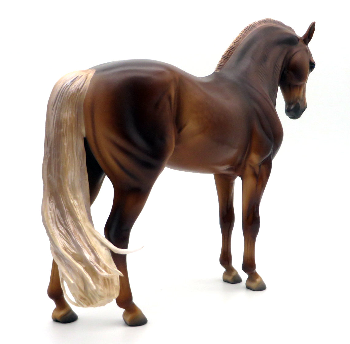 Artesia-OOAK Dapple Chestnut Andalusian Mare by Caroline Boydston 10/4/21