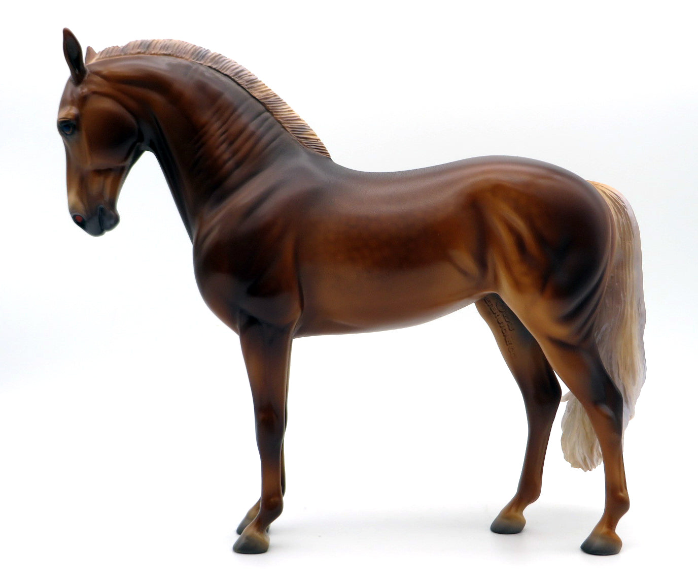 Artesia-OOAK Dapple Chestnut Andalusian Mare by Caroline Boydston 10/4/21