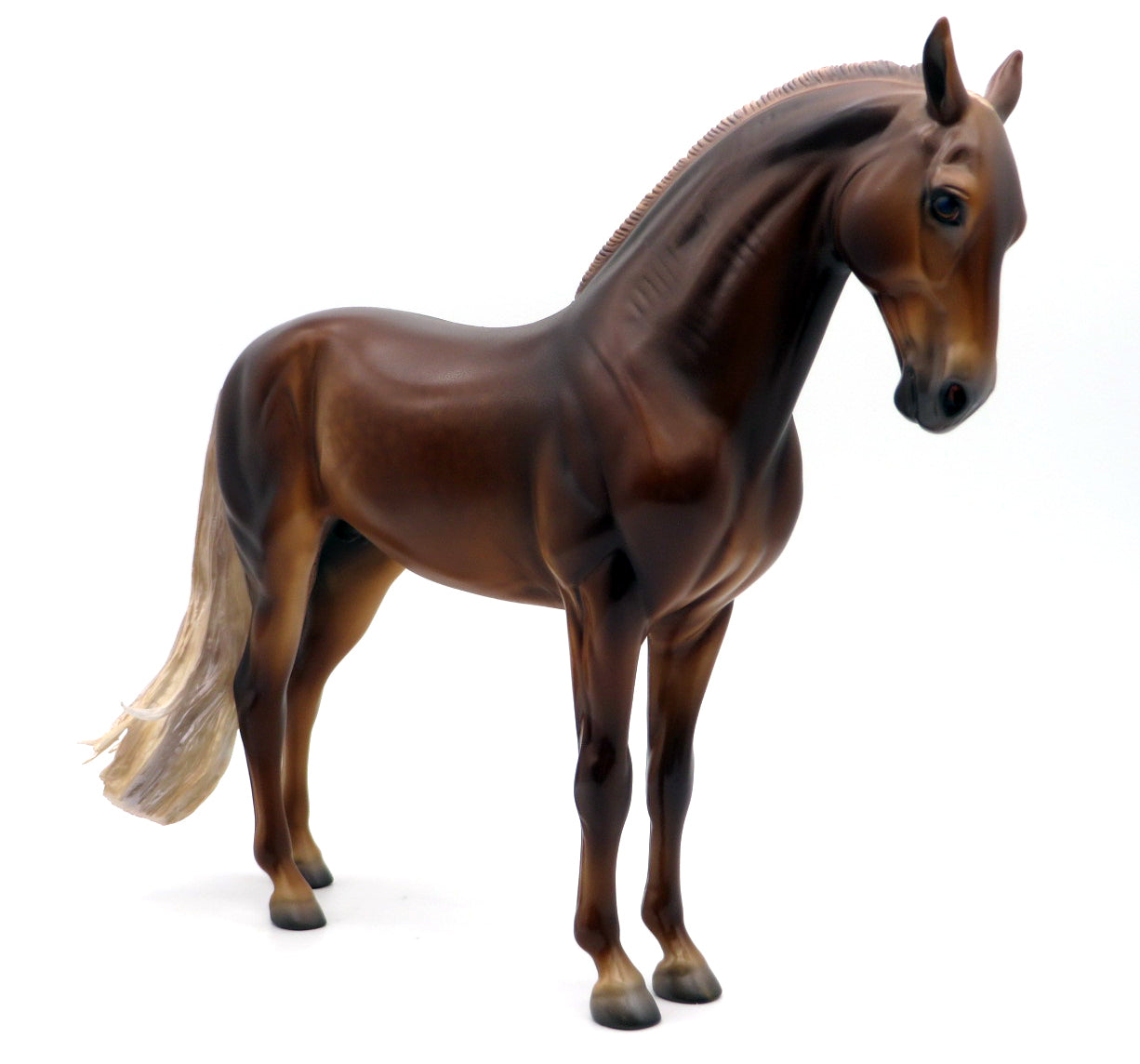 Artesia-OOAK Dapple Chestnut Andalusian Mare by Caroline Boydston 10/4/21