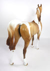 ATKINS GOLD-OOAK DAPPLE RED DUN PINTO ARABIAN MODEL HORSE 2/12/20