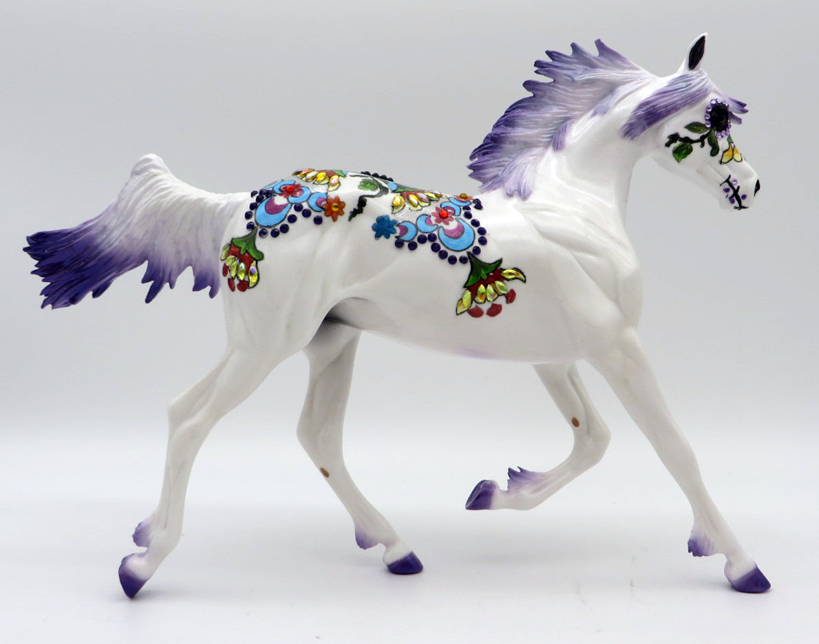 Aurabelle- OOAK Sugar Skull Yearling Painted by Dawn Quick MM 21