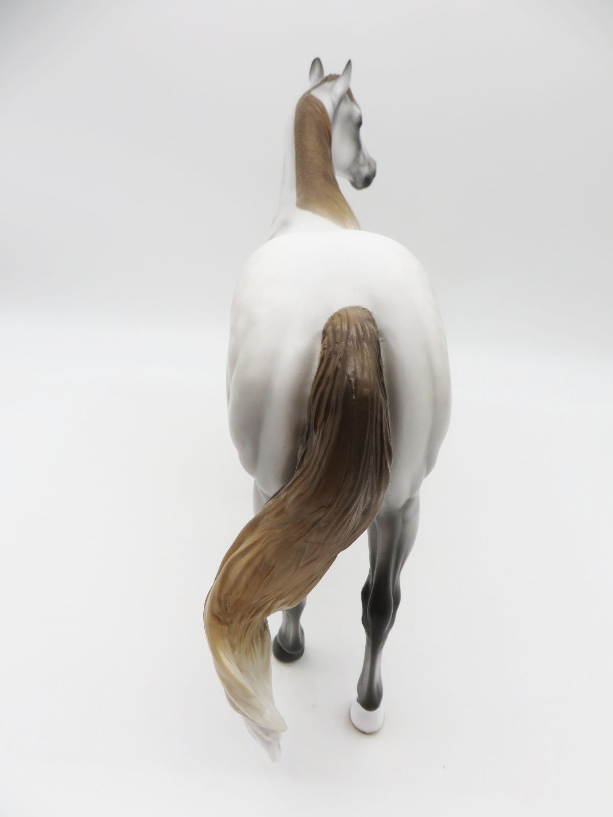 Autumn Harvest Glow - OOAK - Fleabitten Dapple Grey Ideal Stock Horse Painted By Jess Hamill  - MM22