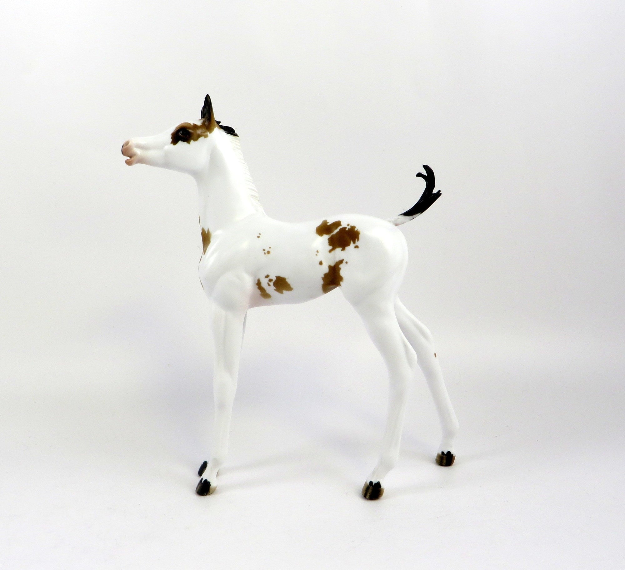 AYMON-OOAK SOOTY PALOMINO ARABIAN FOAL MODEL HORSE EQ 19