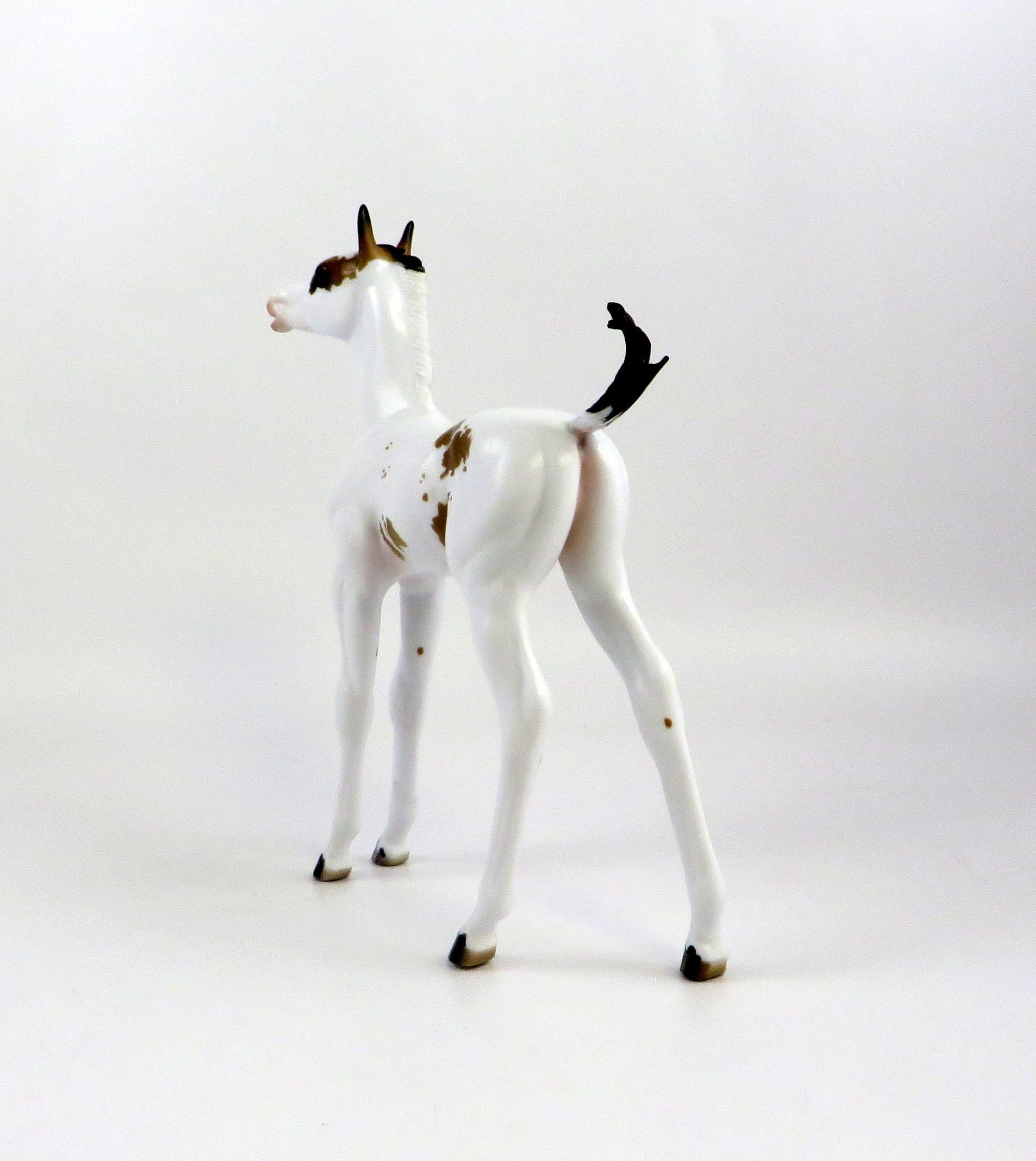 AYMON-OOAK SOOTY PALOMINO ARABIAN FOAL MODEL HORSE EQ 19