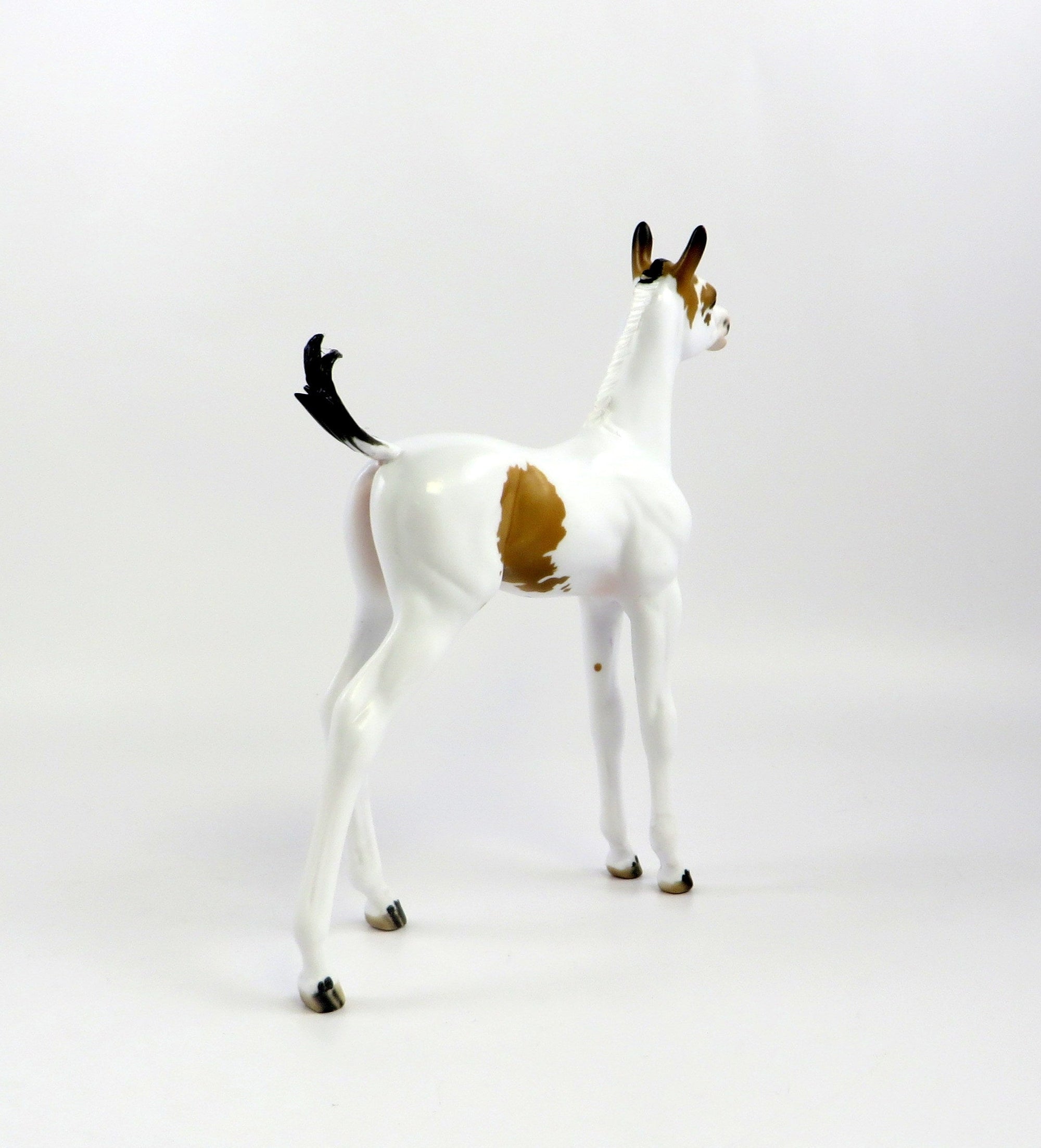 AYMON-OOAK SOOTY PALOMINO ARABIAN FOAL MODEL HORSE EQ 19