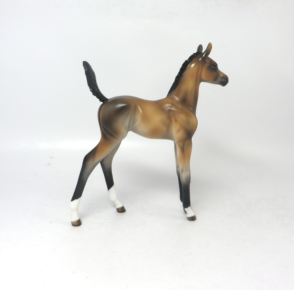 RUBY DEE-OOAK  BUCKSKIN FOAL By Missy Fox EA19