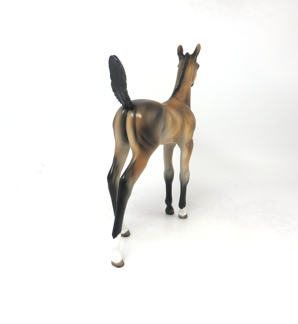 RUBY DEE-OOAK  BUCKSKIN FOAL By Missy Fox EA19