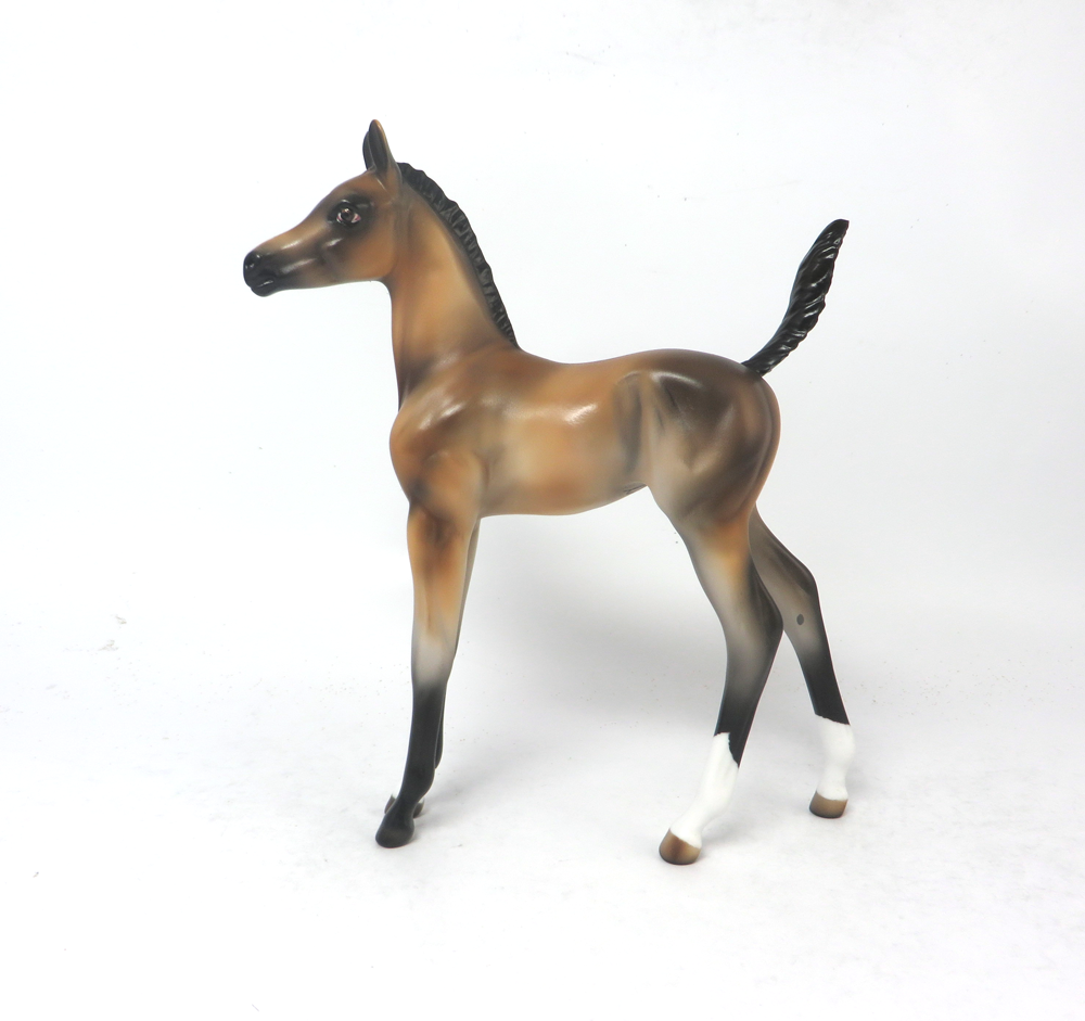 RUBY DEE-OOAK  BUCKSKIN FOAL By Missy Fox EA19