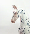 BALOO-OOAK LEOPARD APPALOOSA PEBBLES MODEL HORSE BY DAWN QUICK