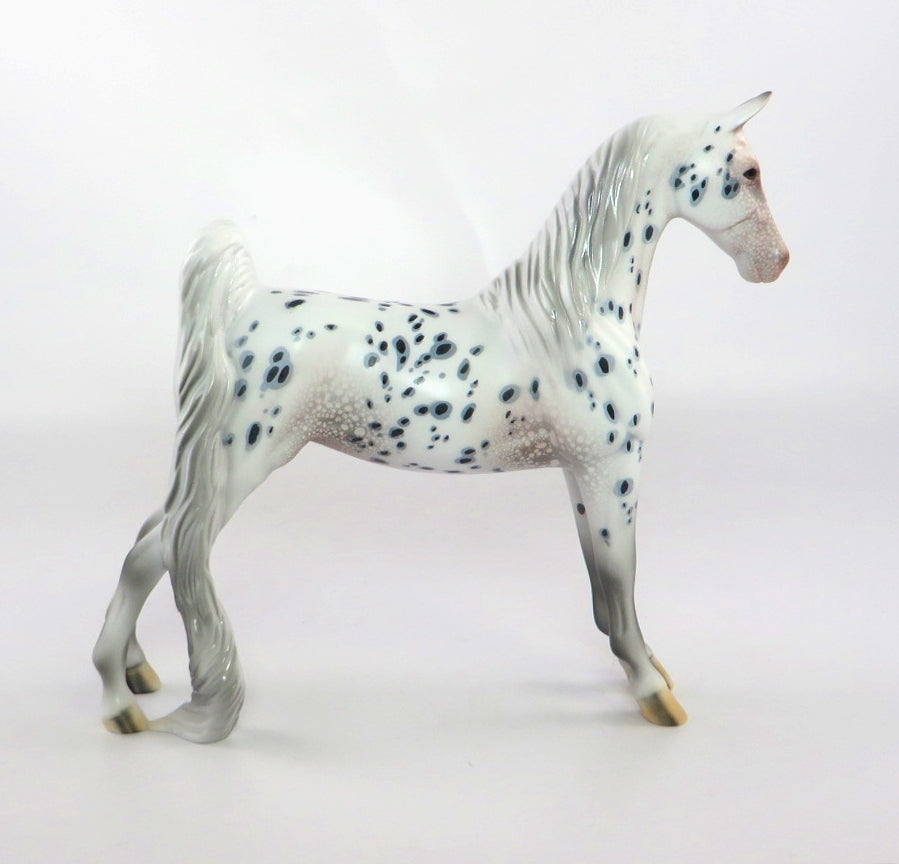 BALOO-OOAK LEOPARD APPALOOSA PEBBLES MODEL HORSE BY DAWN QUICK