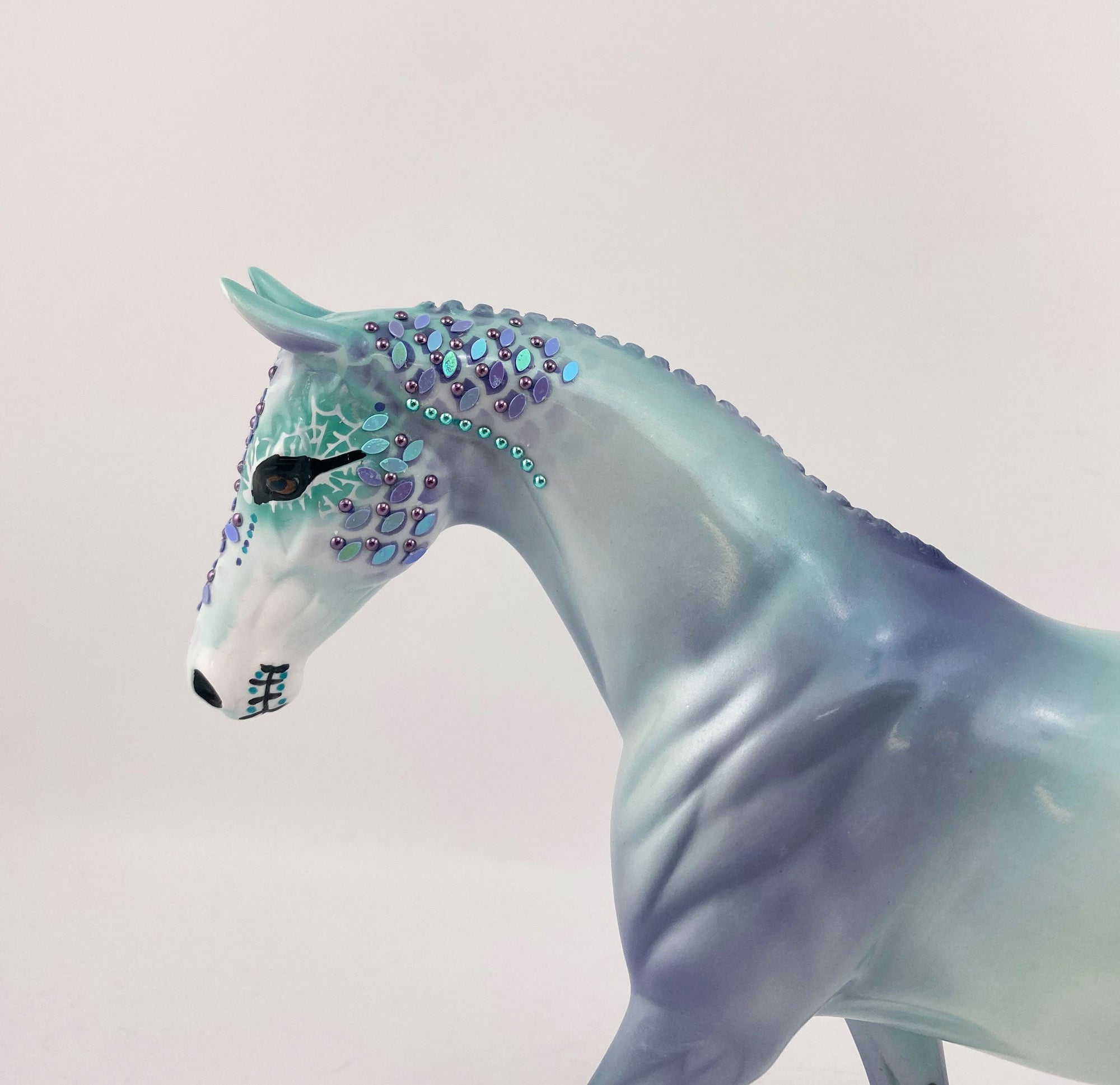 Balta-OOAK Sugar Skull Pony By Dawn Quick MM 2020