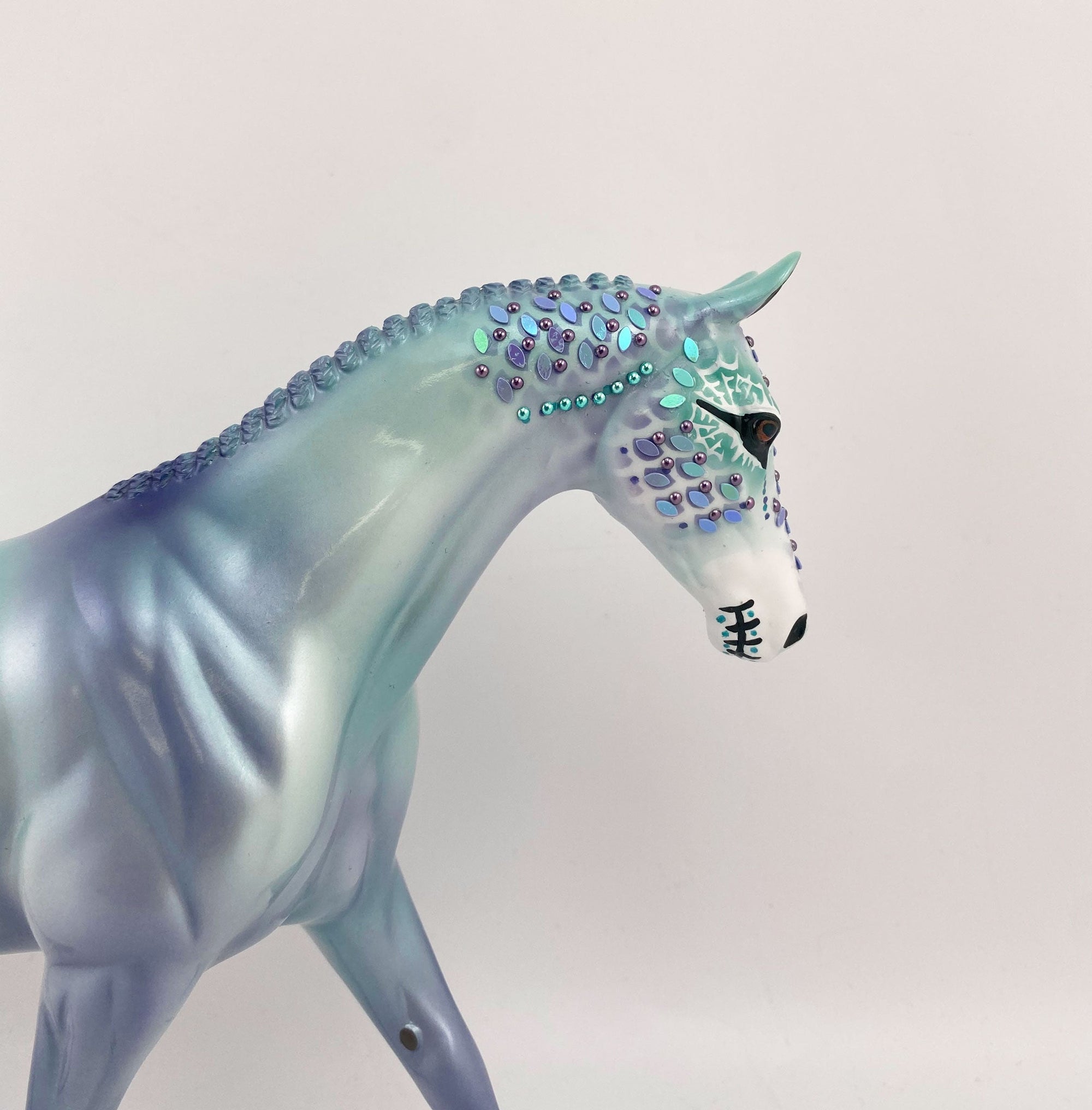 Balta-OOAK Sugar Skull Pony By Dawn Quick MM 2020