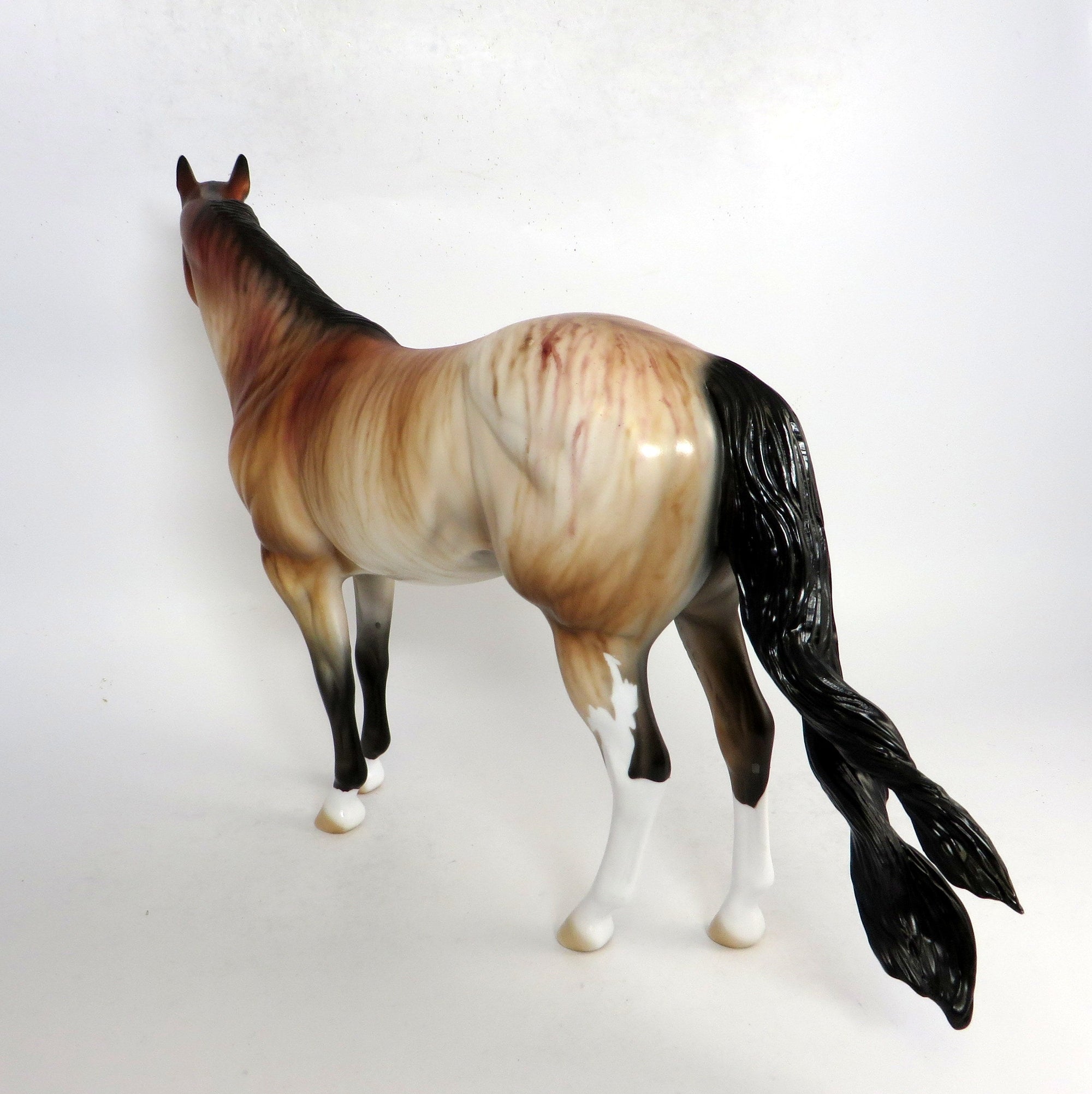 BANDIT- OOAK CHESTNUT BRINDLE ISH CUSTOM BY DAWN QUICK SB19