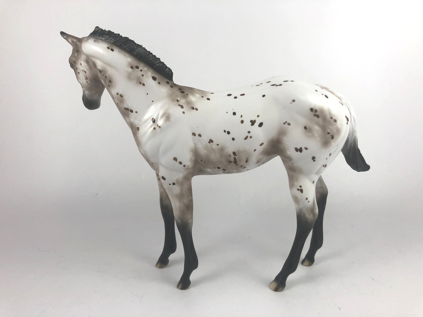 MAKIN ME BATTY - OOAK BROWN APPY WEANLING MODEL HORSE BY SHERYL LEISURE MM19