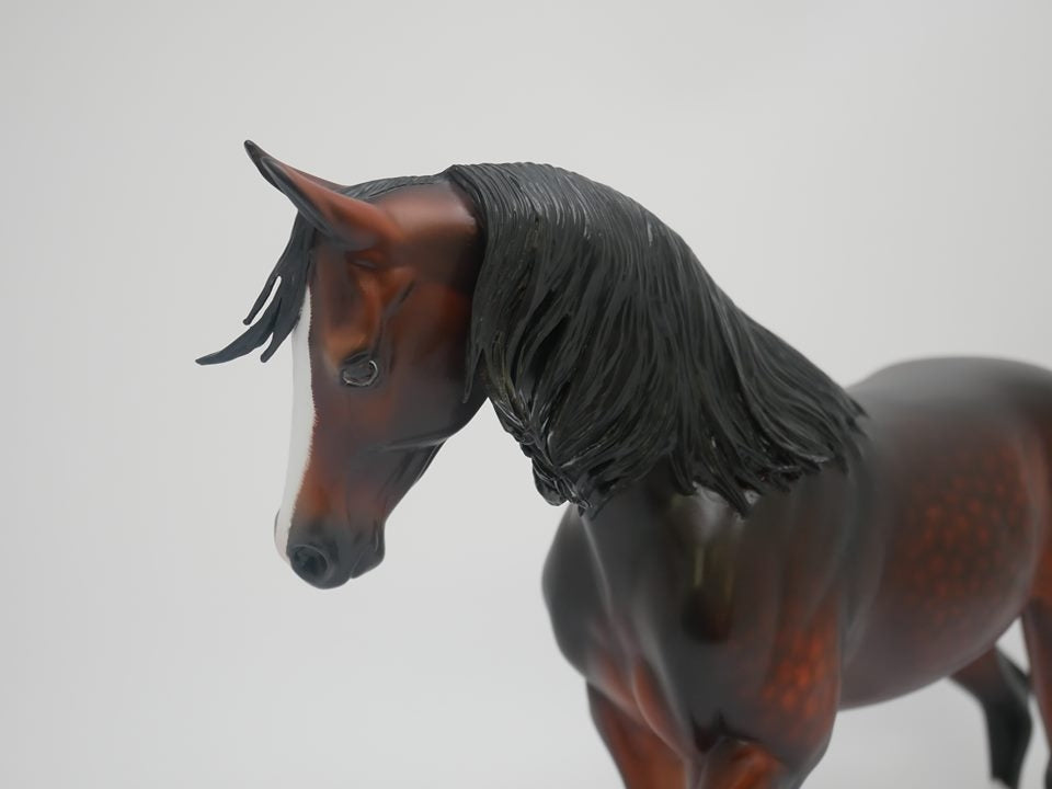 TAKE HEART -OOAK DAPPLE BAY THOROUGHBRED BY SHERYL LEISURE 4/9/20