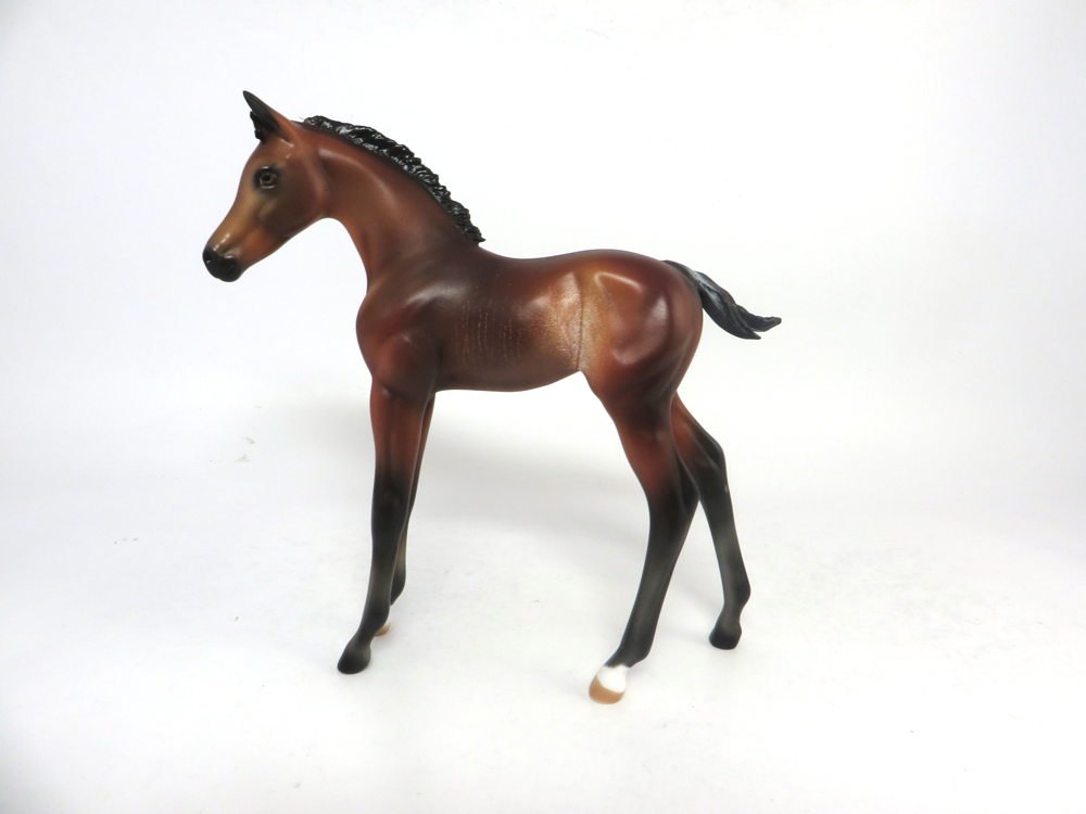 CHAMPION- PRE- ORDER LE-10  BAY RIBICANO ARABAIN FOAL CUSTOM BY AUDREY DIXON SB19