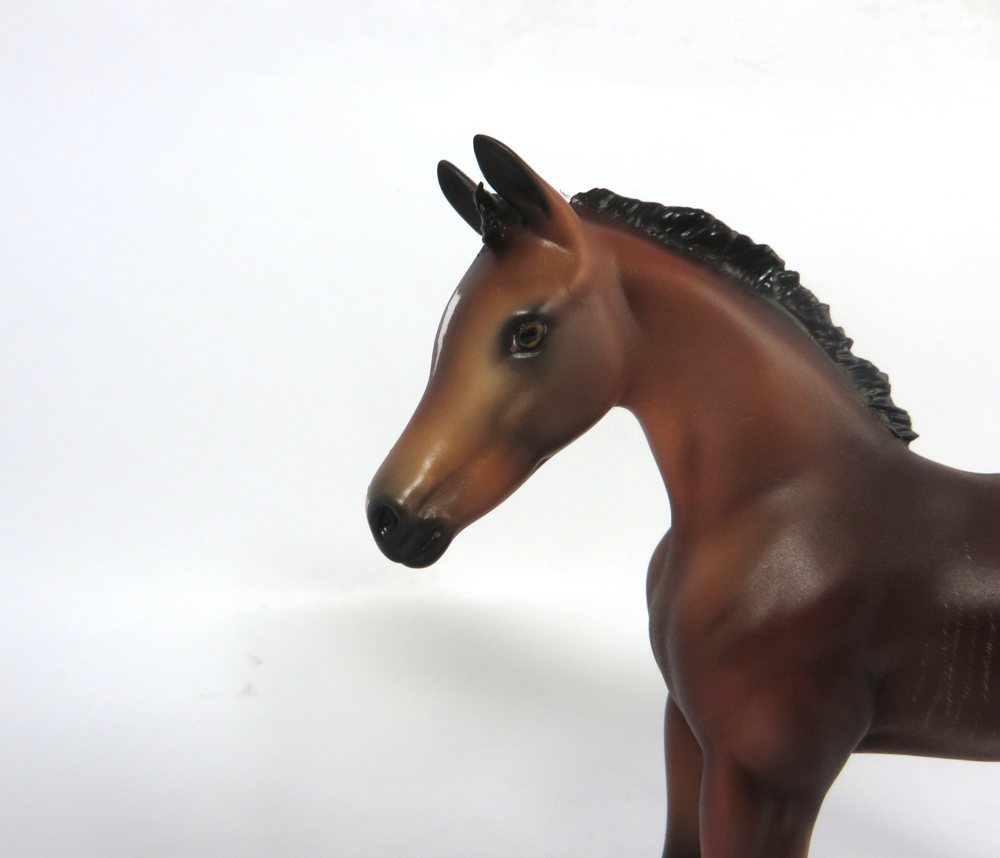 CHAMPION- PRE- ORDER LE-10  BAY RIBICANO ARABAIN FOAL CUSTOM BY AUDREY DIXON SB19