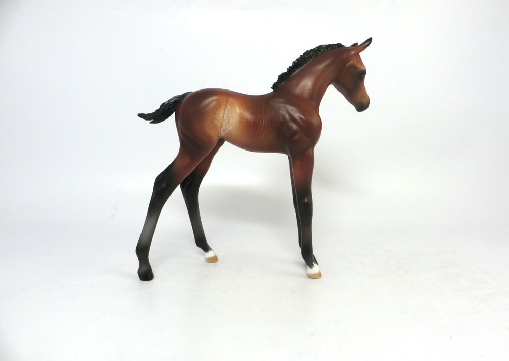 CHAMPION- PRE- ORDER LE-10  BAY RIBICANO ARABAIN FOAL CUSTOM BY AUDREY DIXON SB19