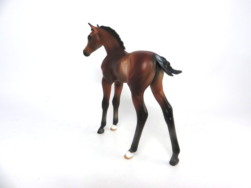 CHAMPION- PRE- ORDER LE-10  BAY RIBICANO ARABAIN FOAL CUSTOM BY AUDREY DIXON SB19