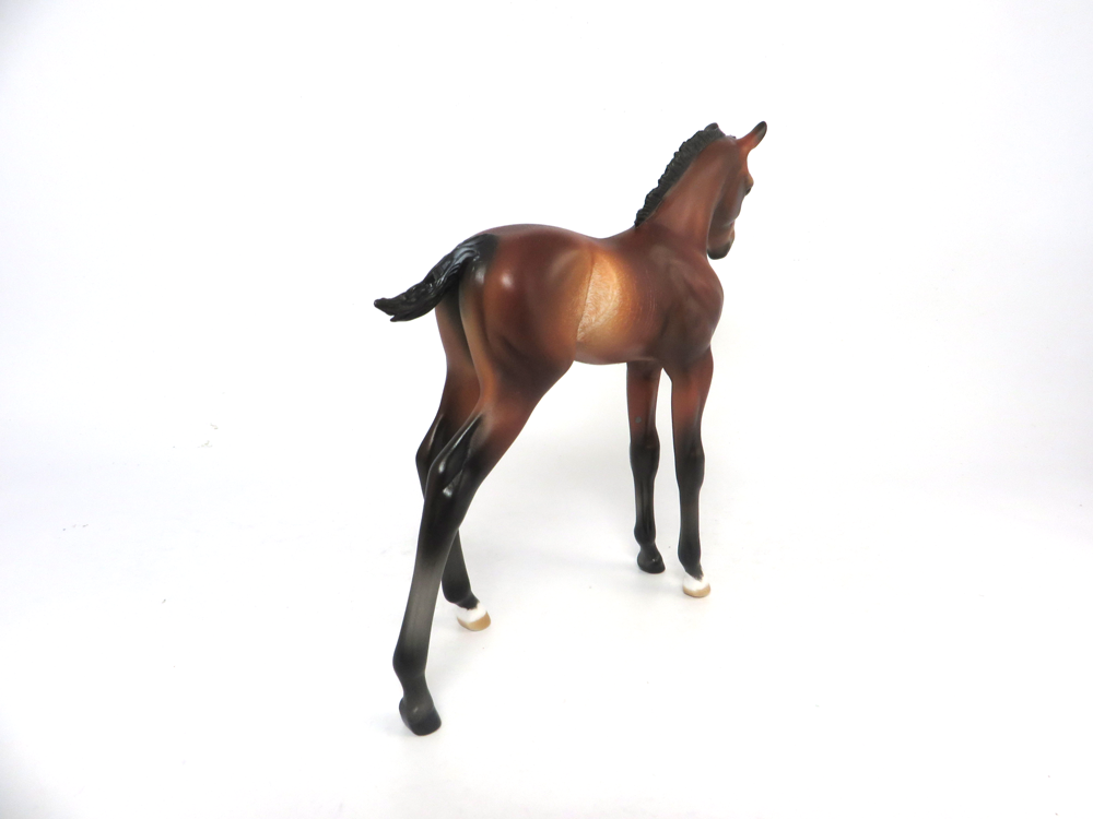 CHAMPION- PRE- ORDER LE-10  BAY RIBICANO ARABAIN FOAL CUSTOM BY AUDREY DIXON SB19