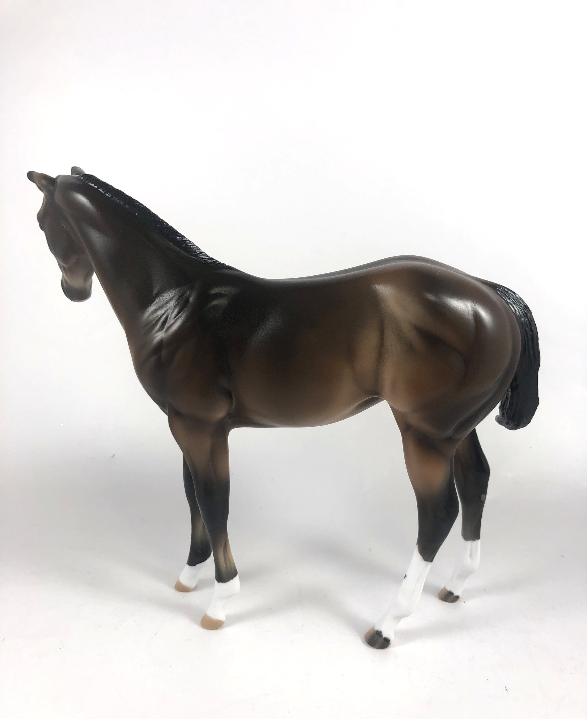 AUTUMNS SPLENDOR -OOAK BAY WEANLING MODEL HORSE BY AUDREY DIXON MM 19