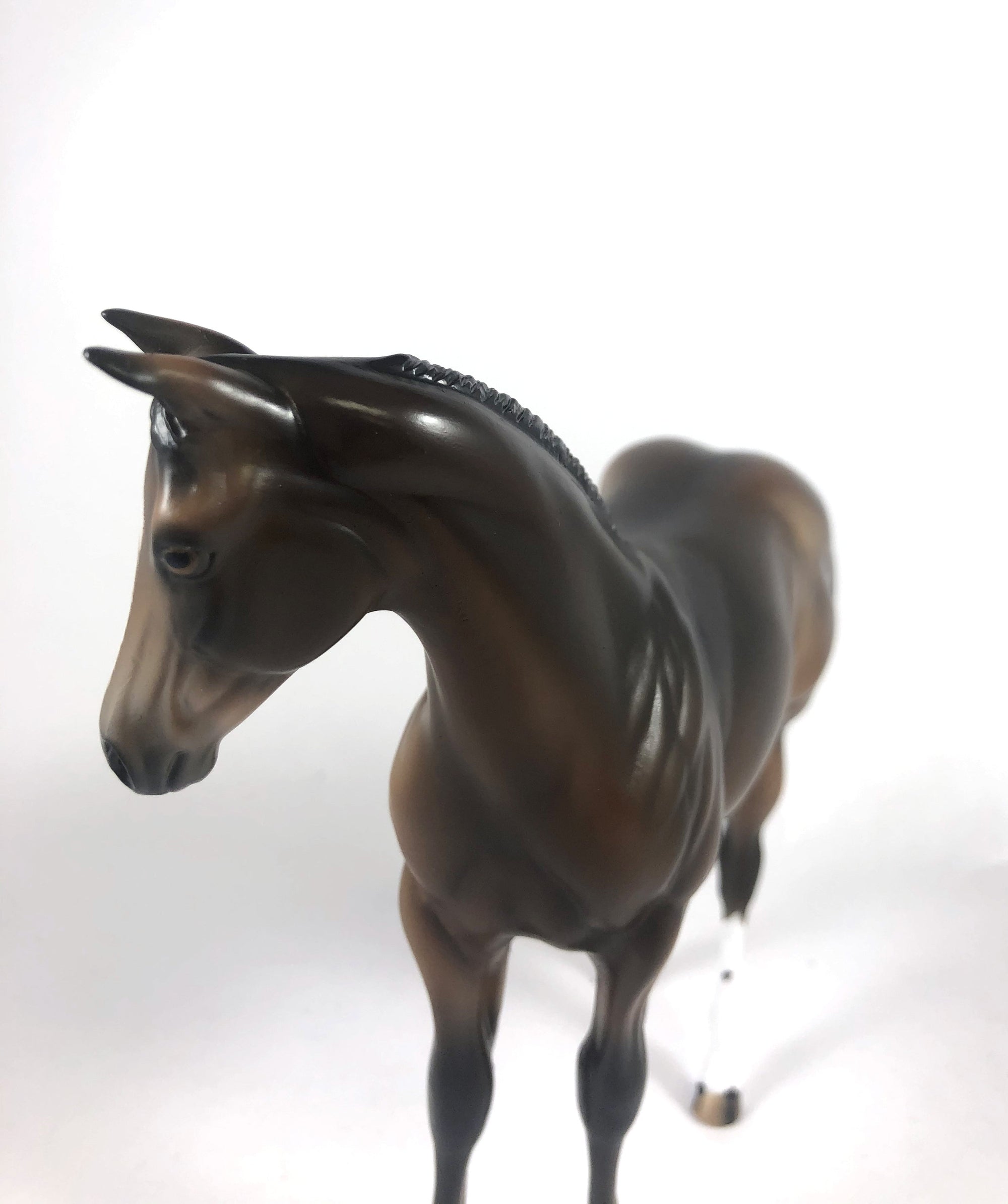 AUTUMNS SPLENDOR -OOAK BAY WEANLING MODEL HORSE BY AUDREY DIXON MM 19