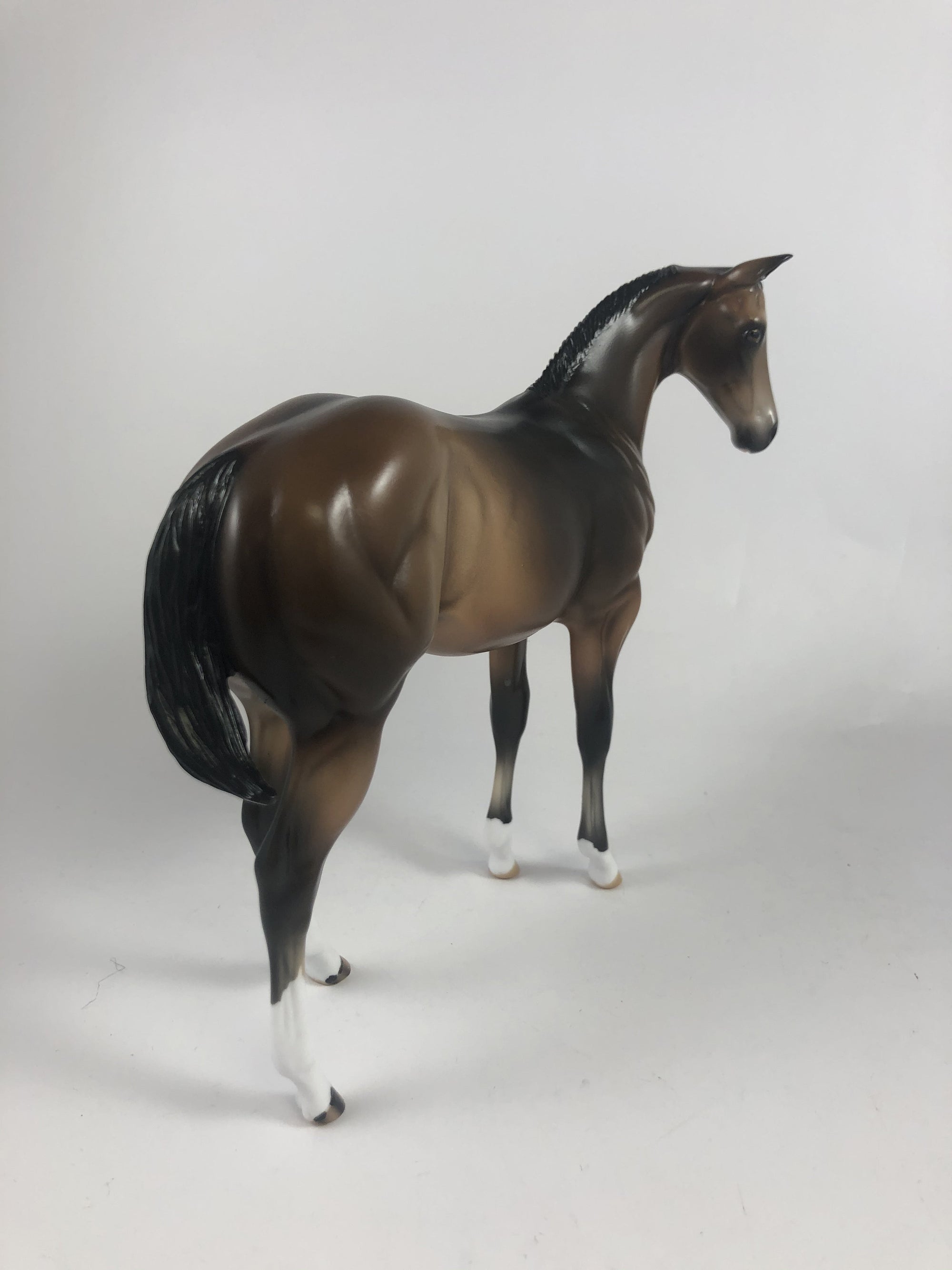 AUTUMNS SPLENDOR -OOAK BAY WEANLING MODEL HORSE BY AUDREY DIXON MM 19