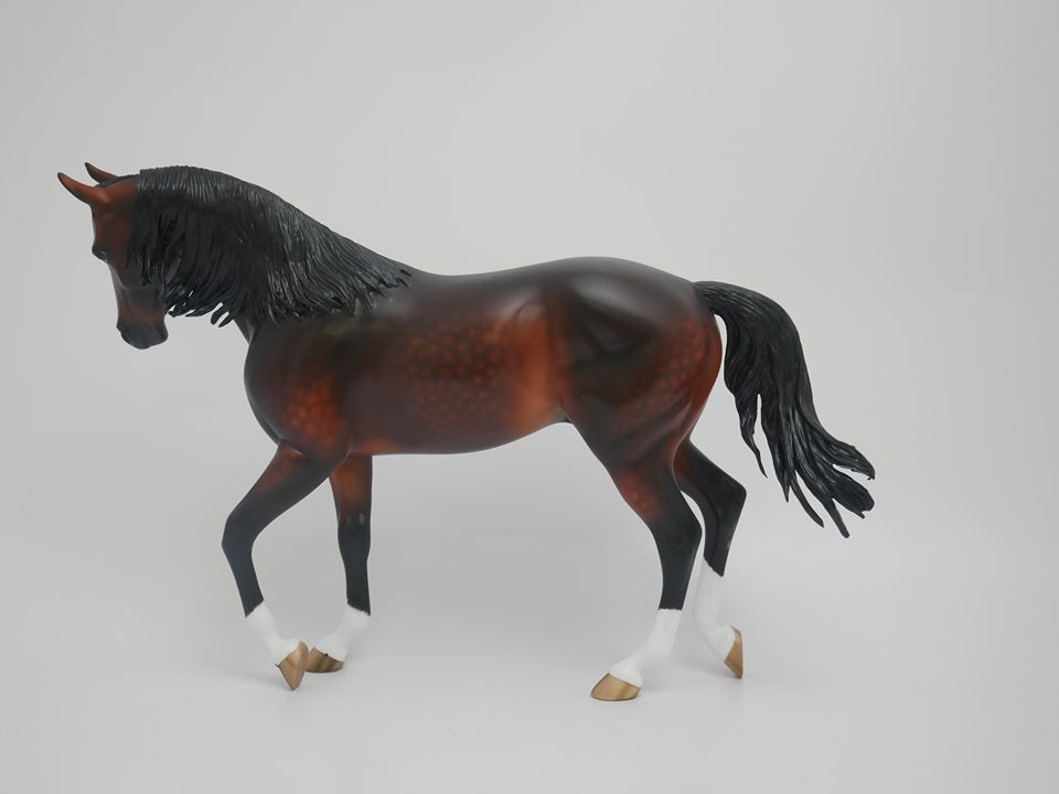 TAKE HEART -OOAK DAPPLE BAY THOROUGHBRED BY SHERYL LEISURE 4/9/20