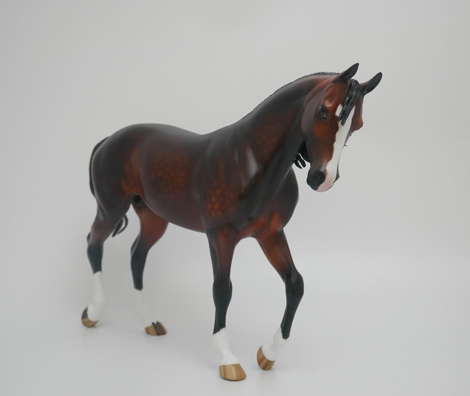 TAKE HEART -OOAK DAPPLE BAY THOROUGHBRED BY SHERYL LEISURE 4/9/20