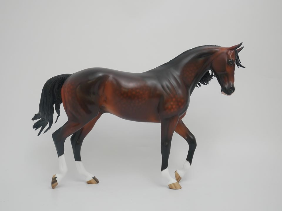 TAKE HEART -OOAK DAPPLE BAY THOROUGHBRED BY SHERYL LEISURE 4/9/20