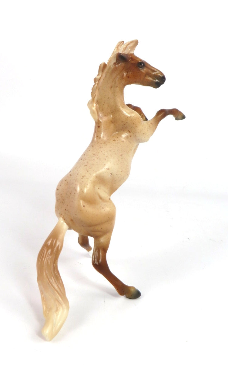 BE BRIGHT -- OOAK RED ROAN REARING CHIP BY DAWN QUICK WHS 19